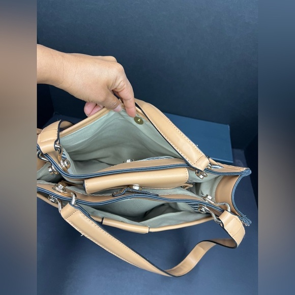 Jones New York shoulder bag Signature Navy Blue and white - Picture 7 of 12